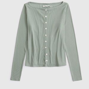 Abercrombie & Fitch Sage Button-Down Shirt - new with tags!